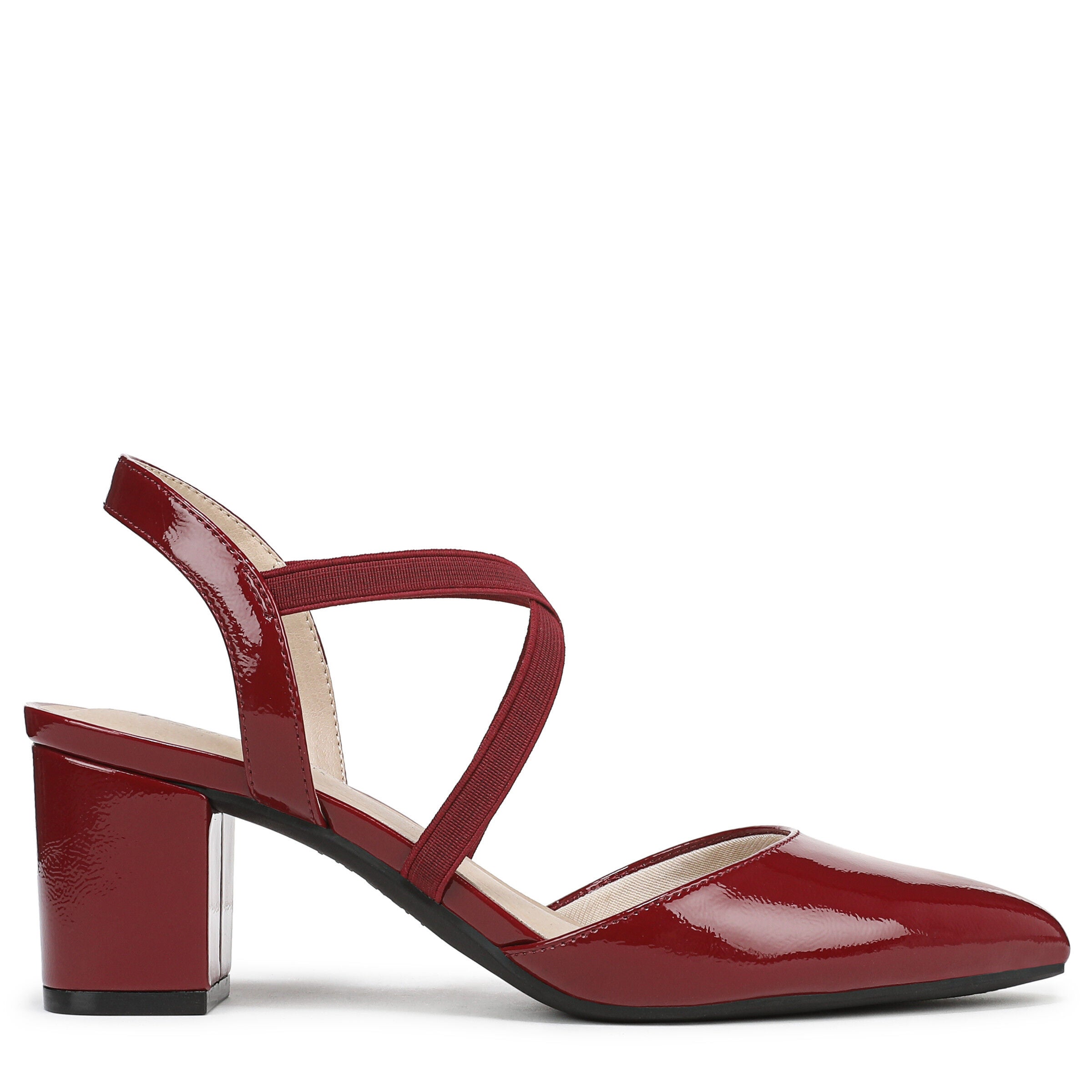 April Heel, DARK CHERRY LEATHER, alternate image number 3