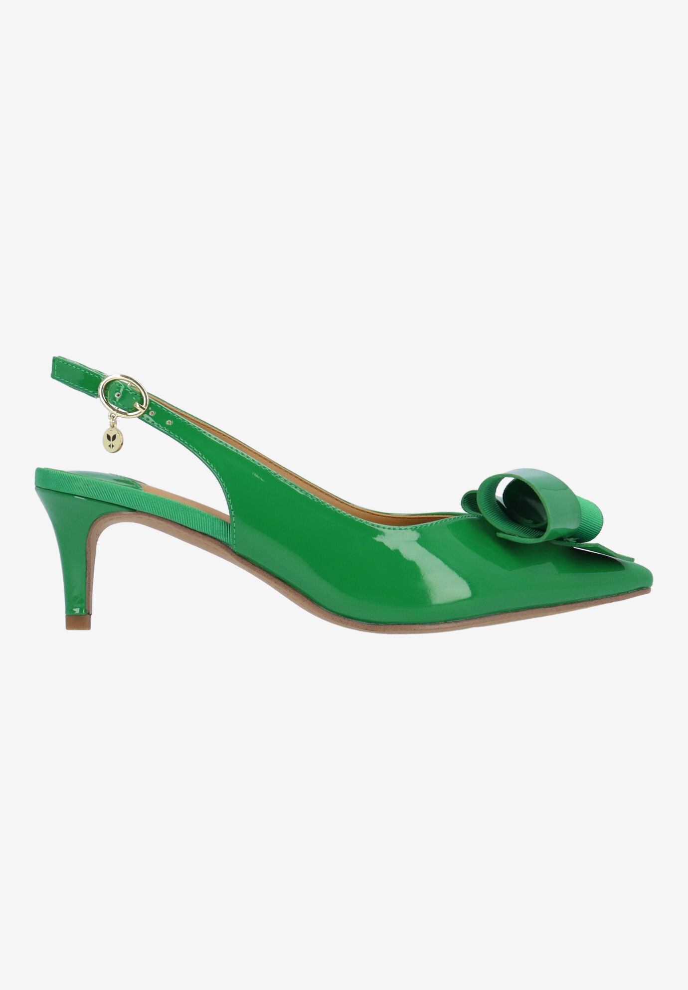 Delara Slingback Pump, GREEN, alternate image number 3