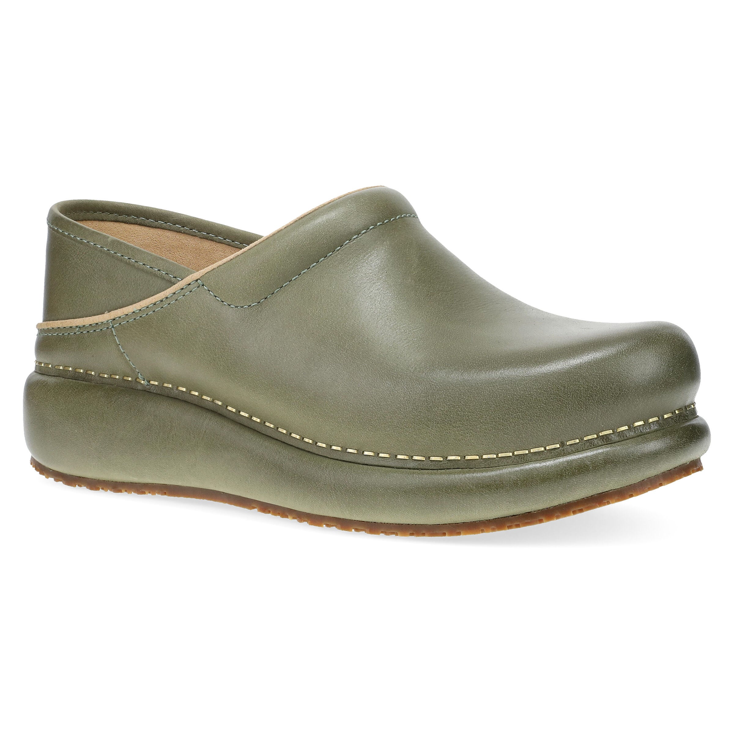 Platform Pro Nubuck Clog, GREEN, hi-res image number 0