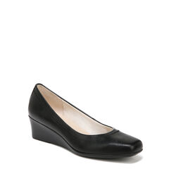 Wide Fit Black Wedge Shoes