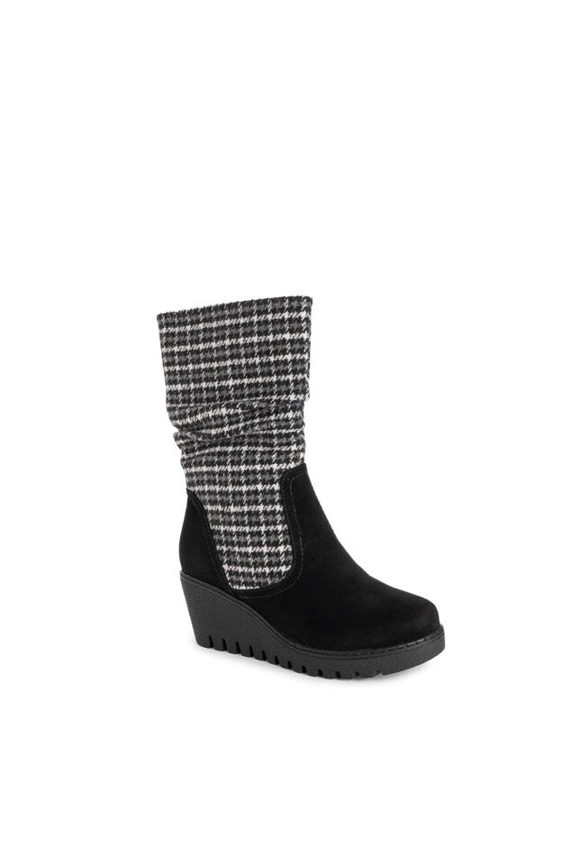 Vermont Stowe Bootie, HOUNDSTOOTH BLACK, hi-res image number null