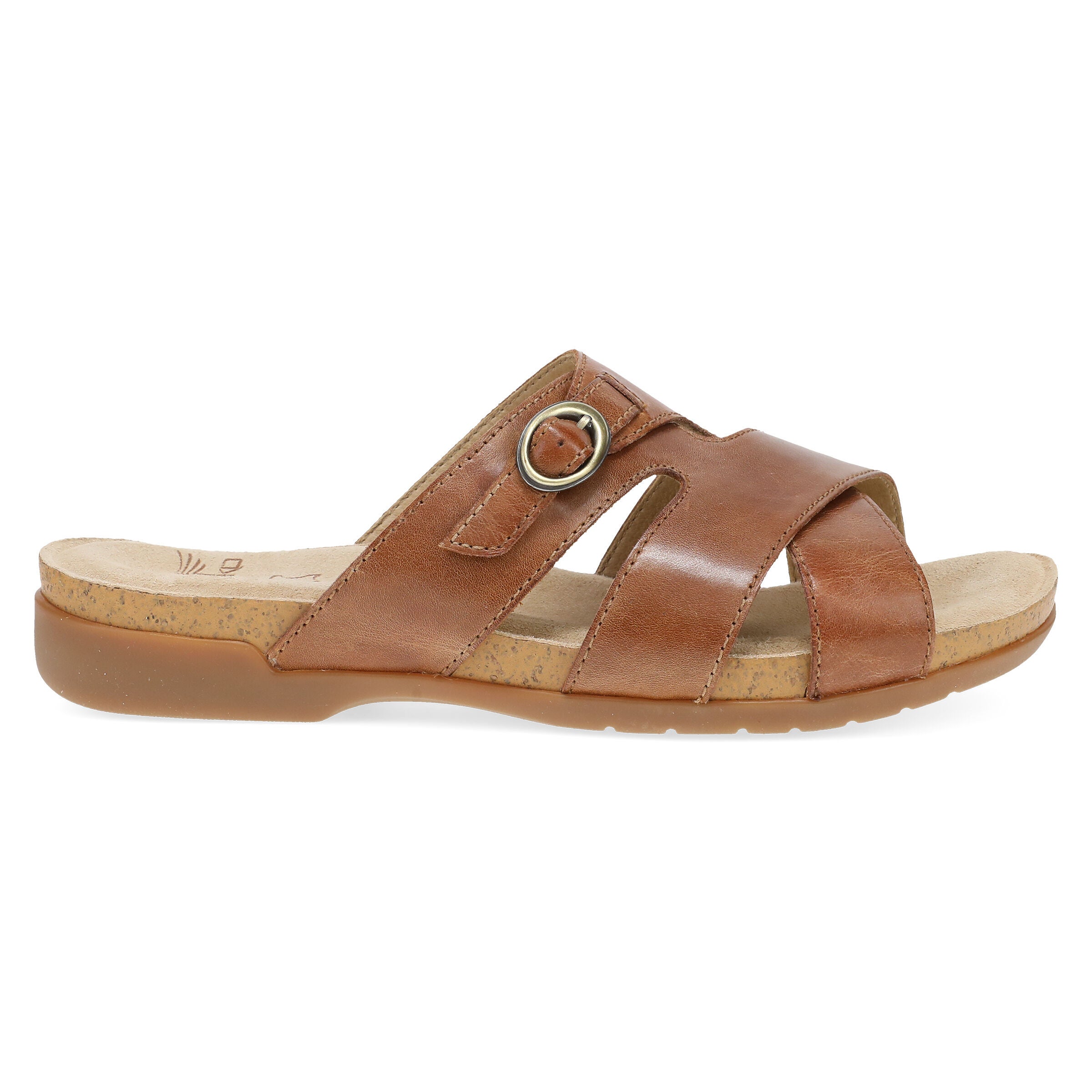 Regan Leather Sandal, TOFFEE, alternate image number 4
