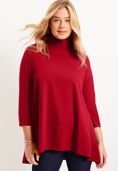 One+Only Mock-Neck Tunic