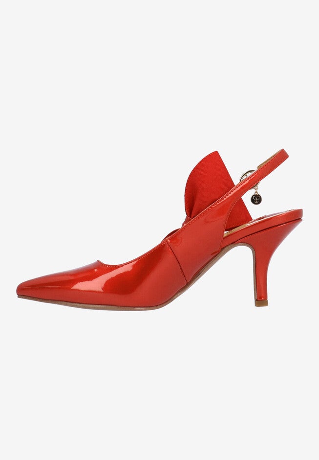 Rowin Slingback Pump, RED, alternate image number 5
