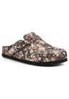 White Mountain Bari Mules, BLACK MULTI SUEDE, hi-res image number null