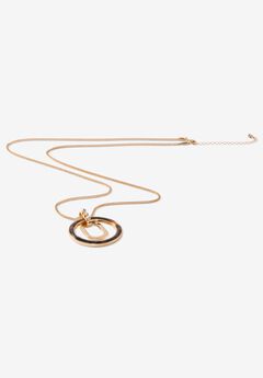 Tortoiseshell Circle Necklace