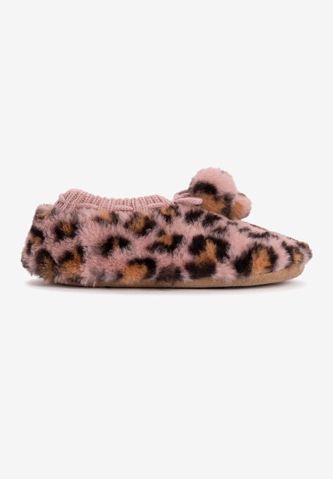 Faux Fur Ballerina Slipper, , alternate image number null