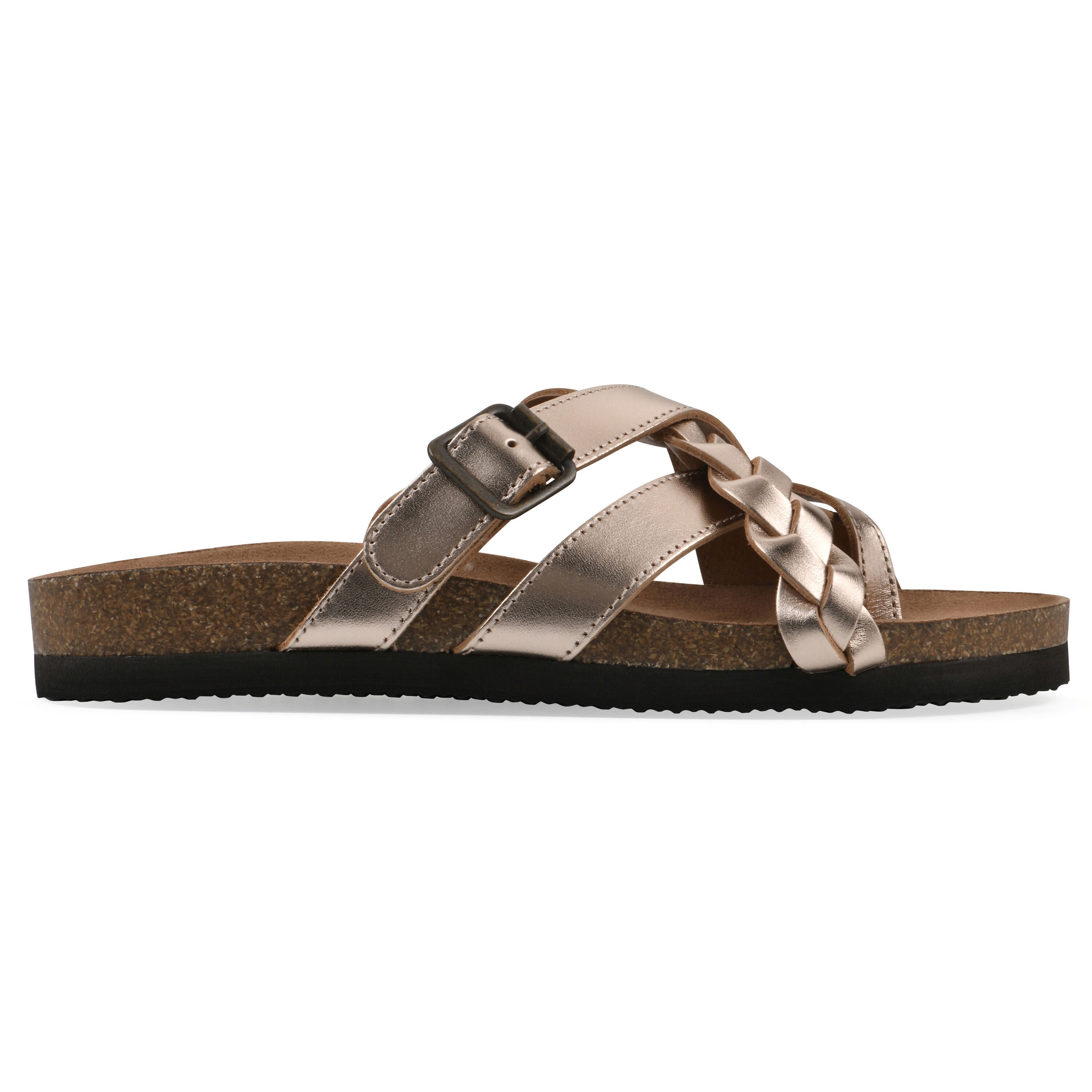 Harrington Footbeds Sandal, ROSEGOLD METALLIC, alternate image number 2
