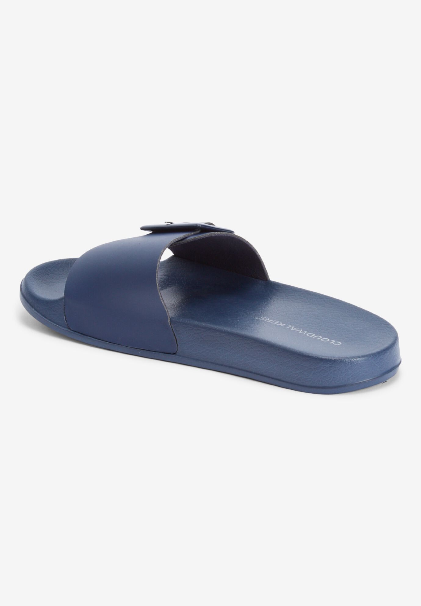 The EVA Slip On Slide Sandal, NAVY, on-hover image number 1