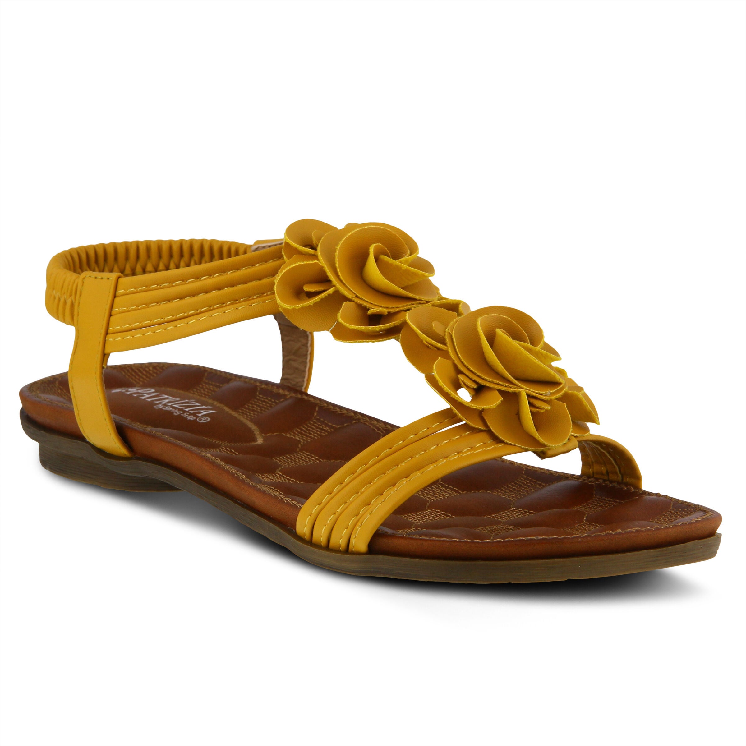 Nectarine T-Strap Thong Sandal, YELLOW, alternate image number 7