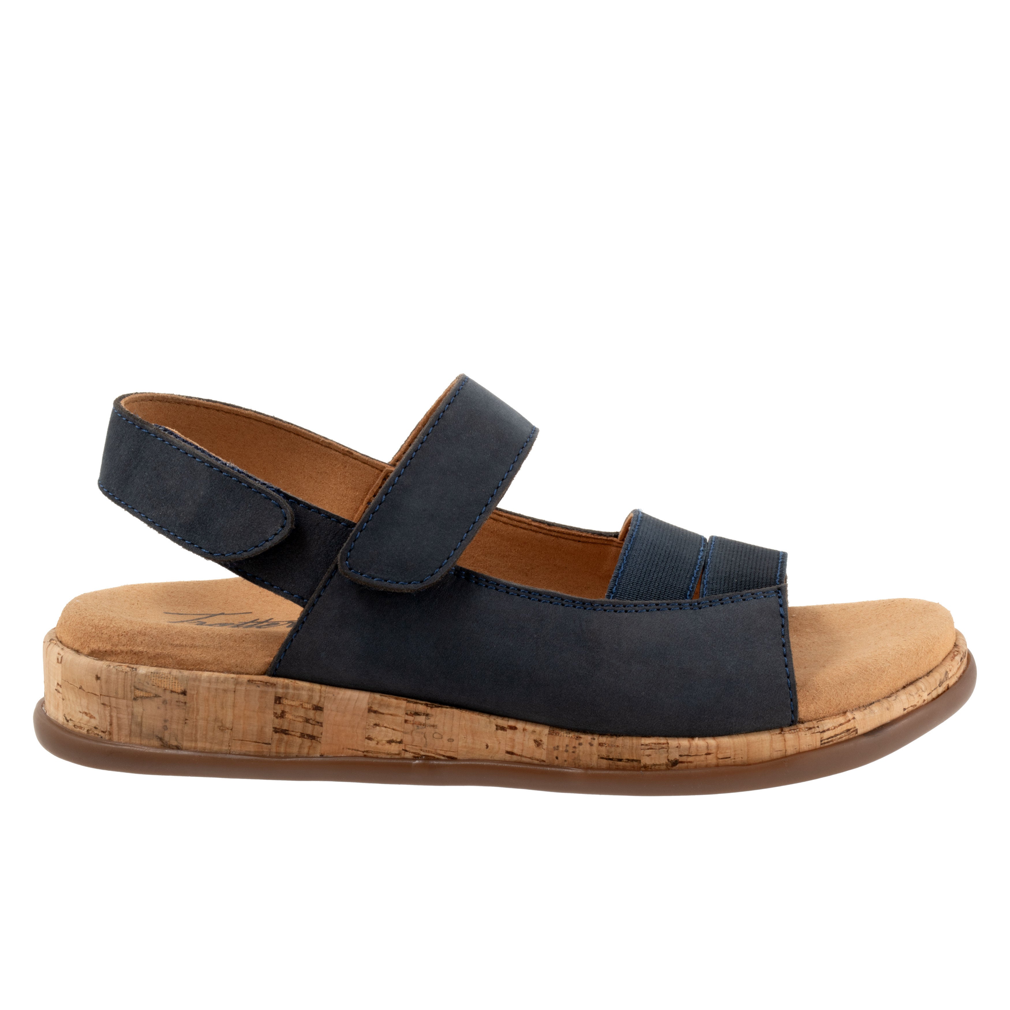 Gemini Sandal, NAVY NUBUCK, alternate image number 4