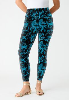 Plus Size Ankle Length Essential Stretch Legging