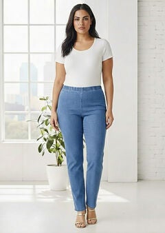 Plus Size Comfort Stretch Straight Leg Jean