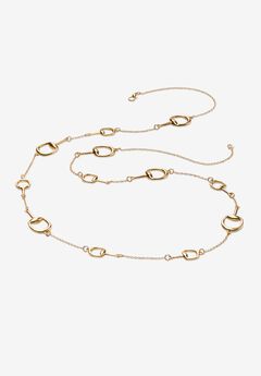 Long Horsebit Necklace
