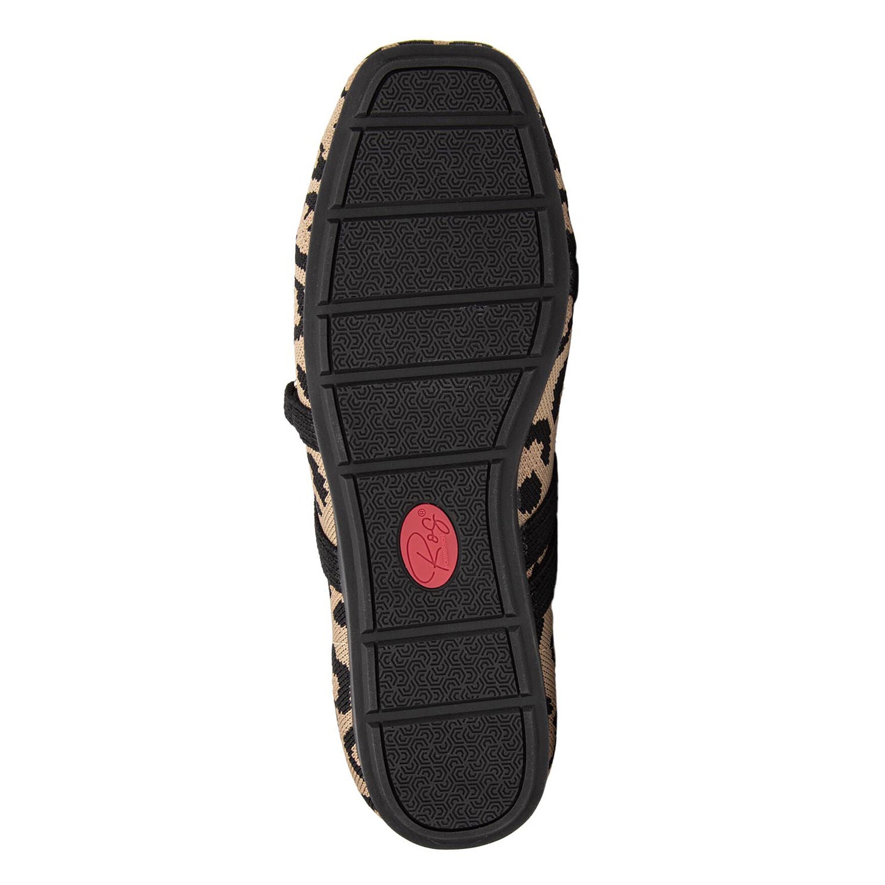 Nicolette Zig Zag Stretch Knit Flat, LEOPARD KNIT, alternate image number 6