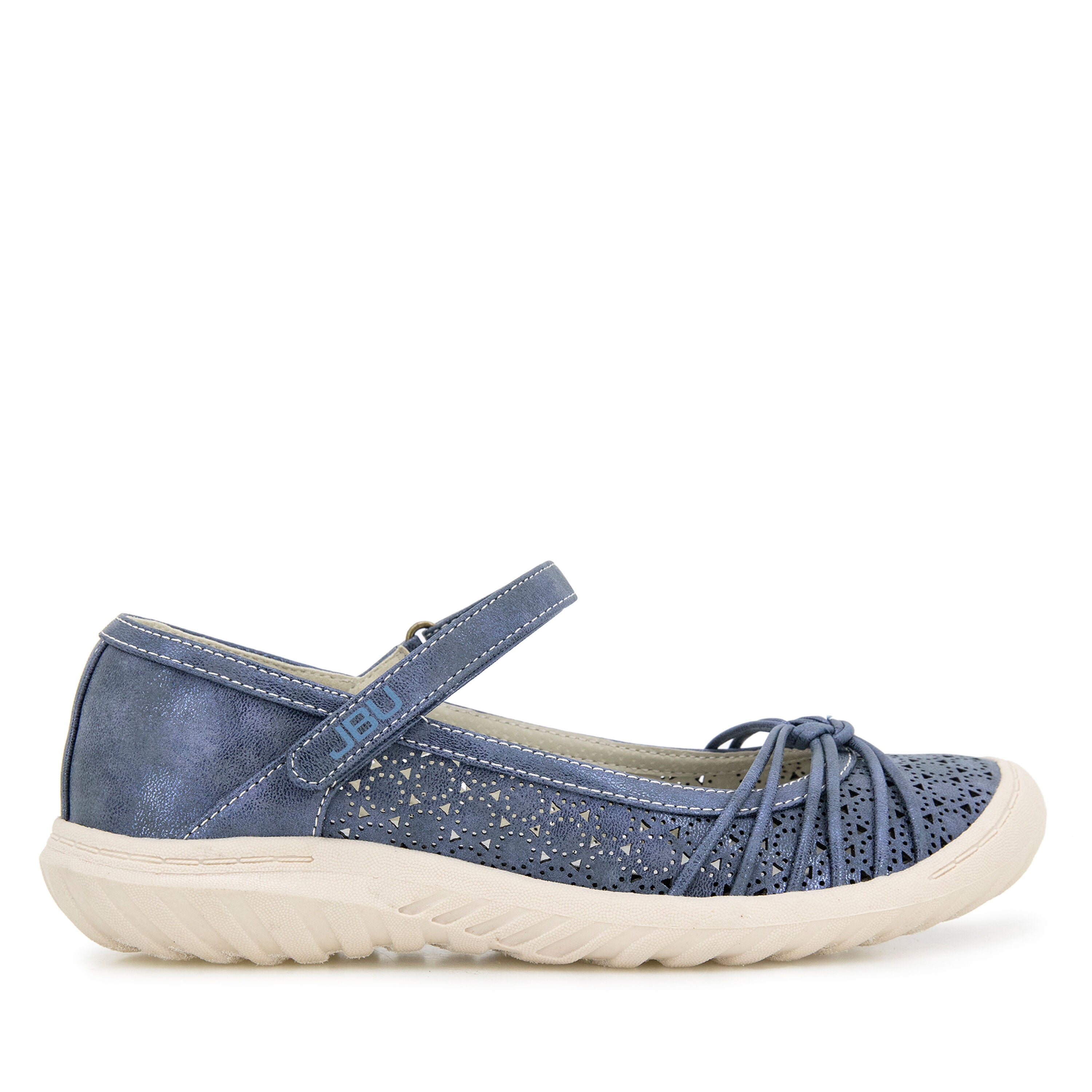 Ramy Flat, NAVY SHIMMER, alternate image number 2