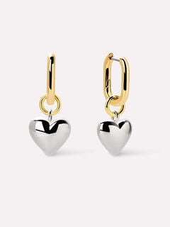 Wesley Heart Earrings