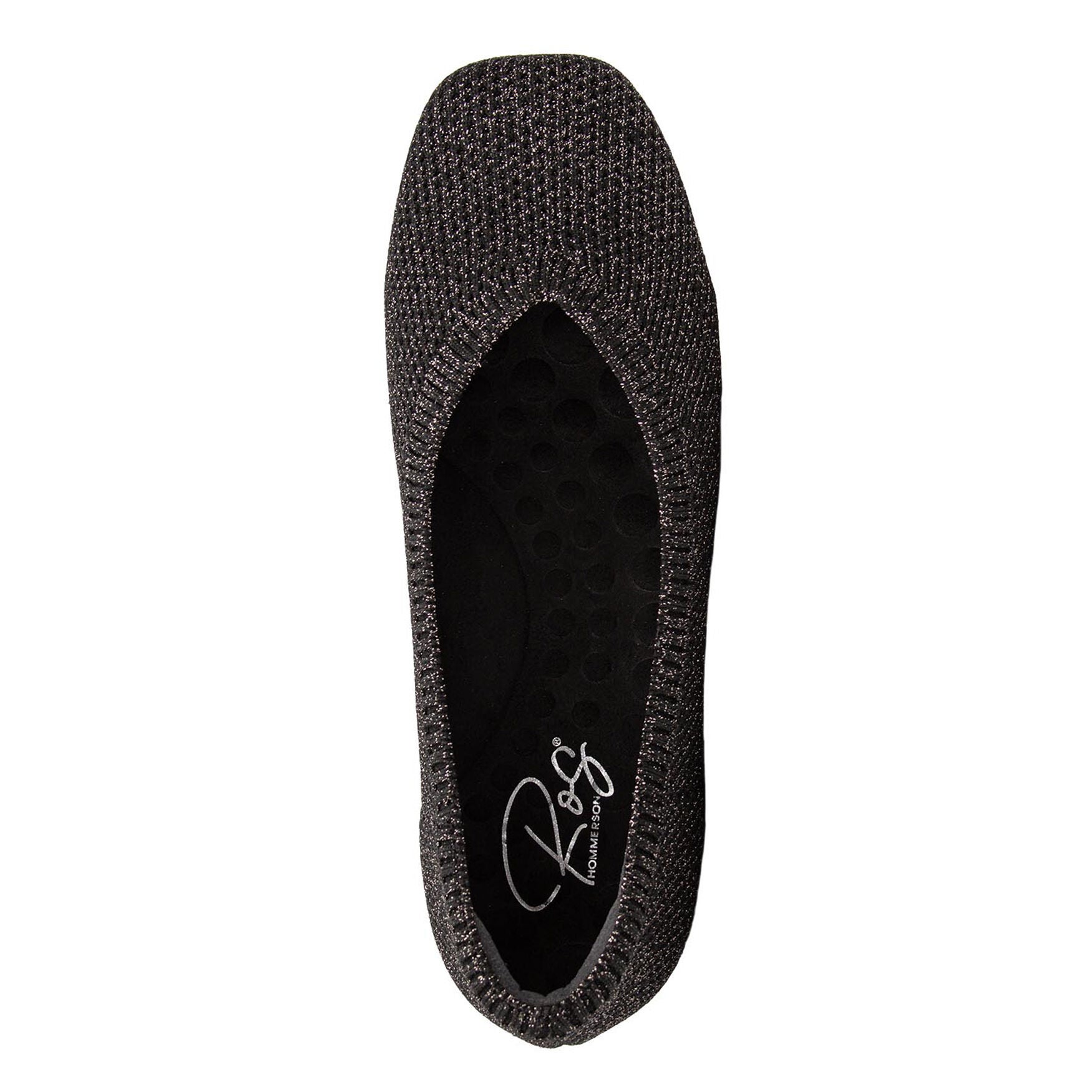 Niki Stretch Knit Flat, BLACK SPARKLE KNIT, alternate image number 5