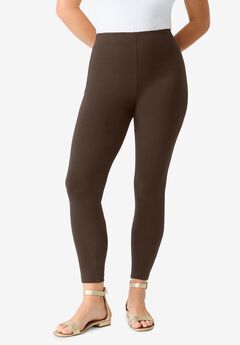 Plus Size Essential Stretch Ankle Length Pull-On Legging