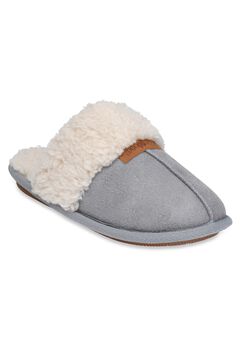 Faux Shearling Memory Foam Scuff Slipper