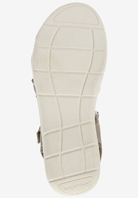 The Annora Sandal By Comfortview Plus Size Casual Sandals