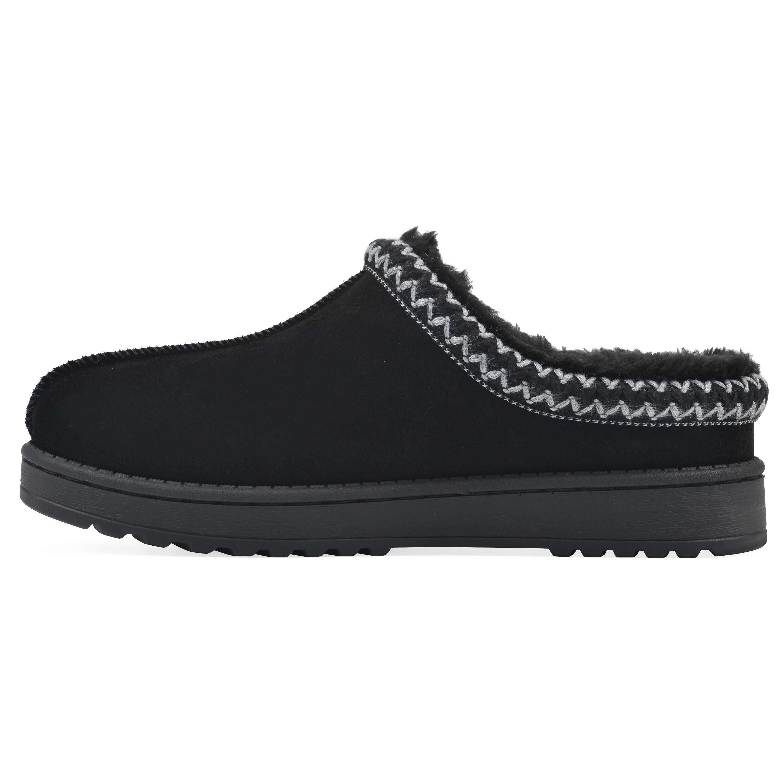 Icebin Clog Slipper, BLACK FABRIC, alternate image number 3