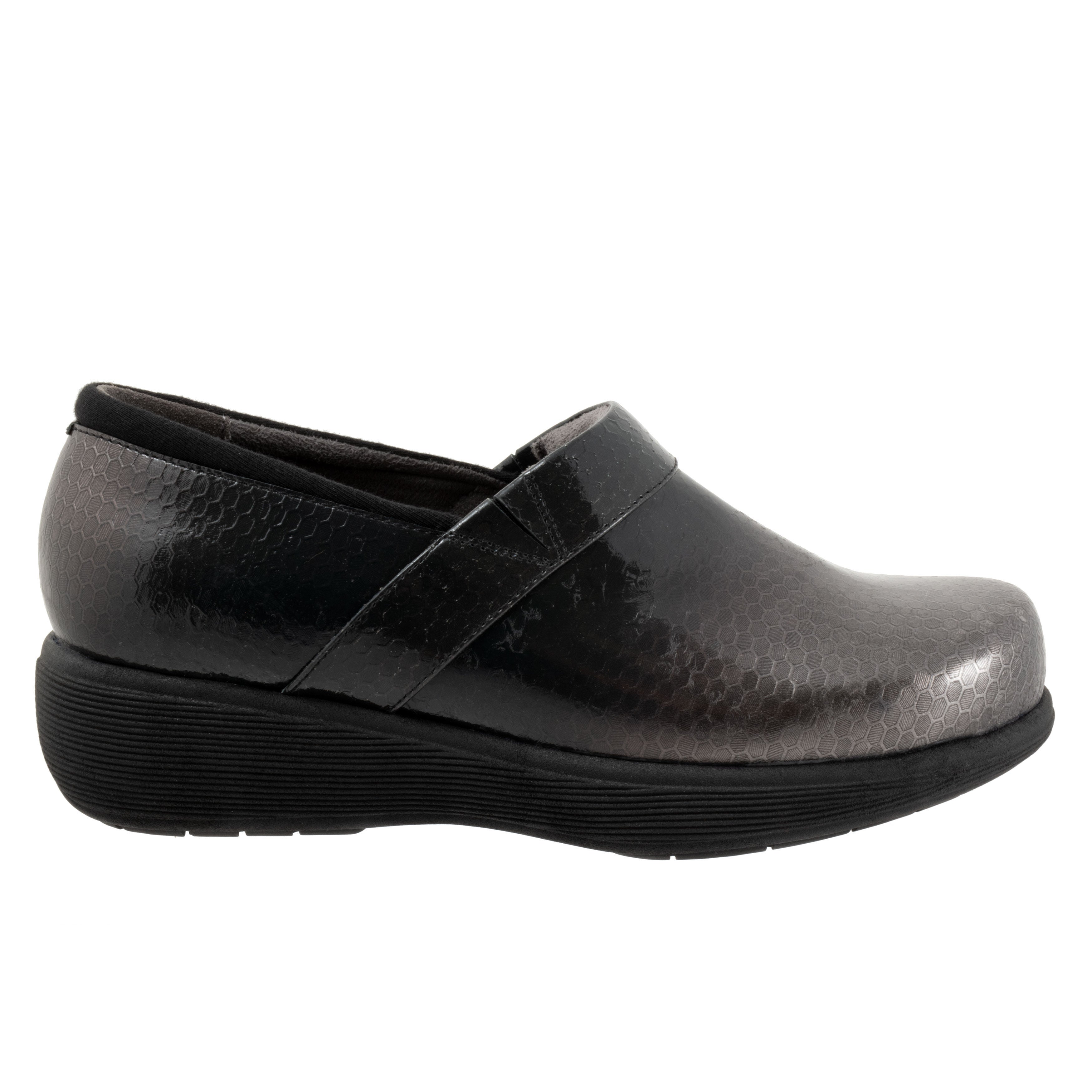 Meredith Sport Clog, BLACK EMBOSSED, alternate image number 4