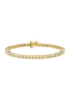 Silver 1.0 Cttw Miracle-Set Diamond Tennis Bracelet - 10"
