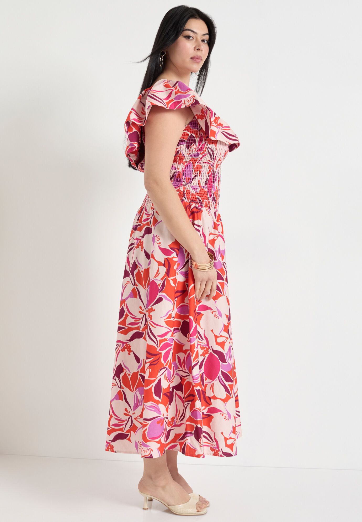 Smocked Bubble Dress, THE BLOOMS, alternate image number 2
