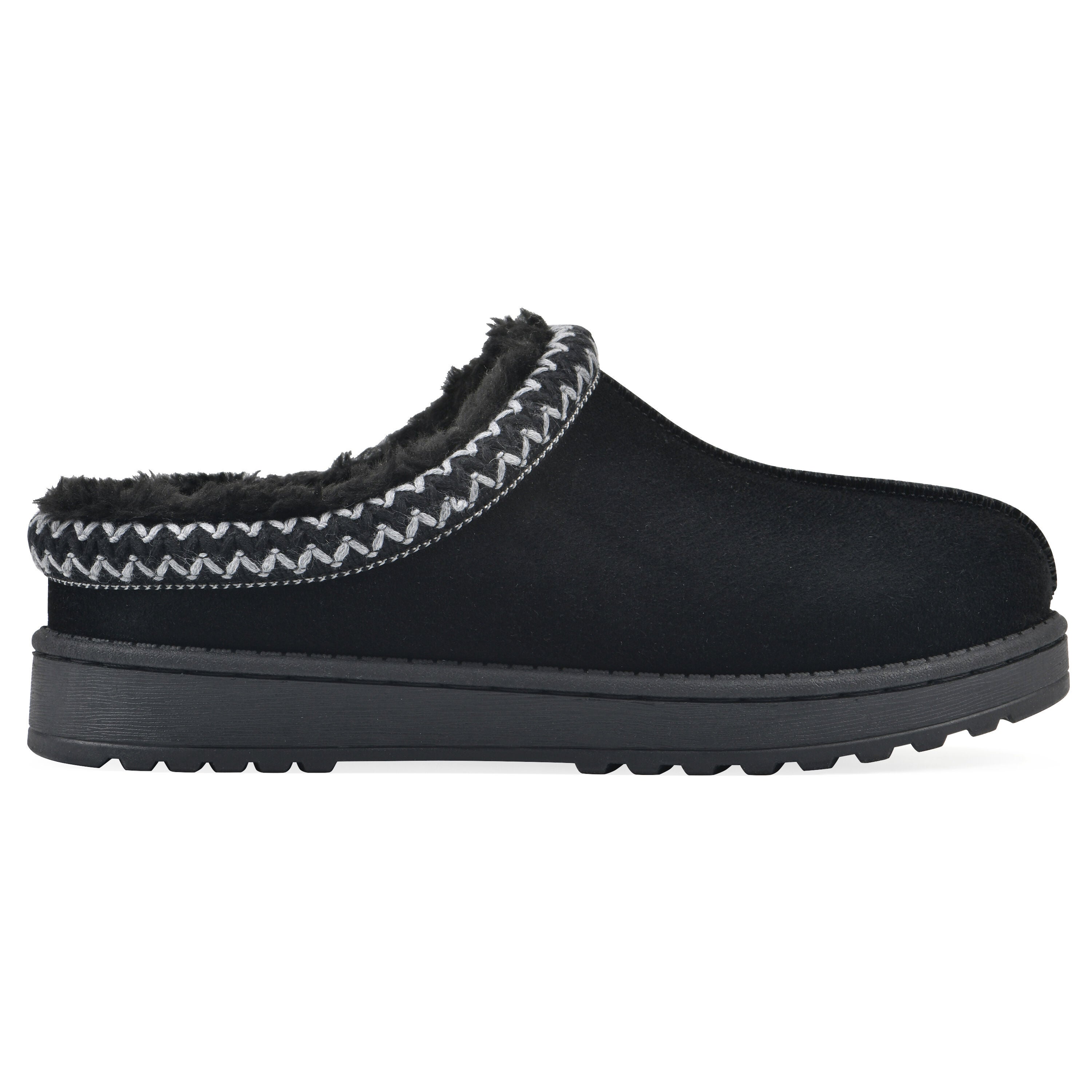 Icebin Clog Slipper, BLACK FABRIC, alternate image number 6