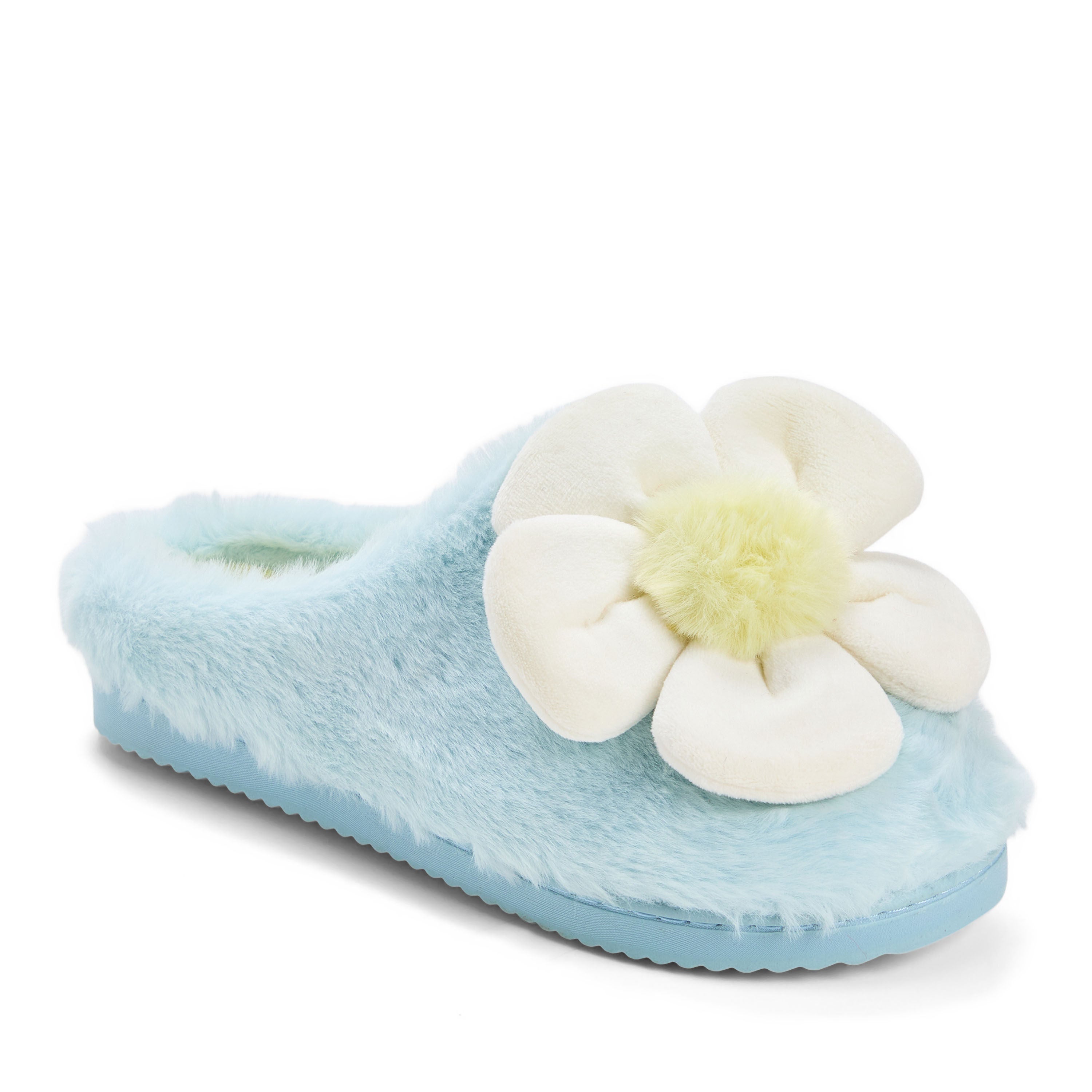 Rosie Furry Icon Clog, BLUE WASH, hi-res image number 0