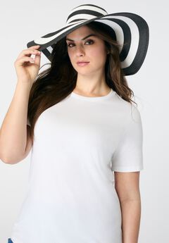 Striped Straw Hat