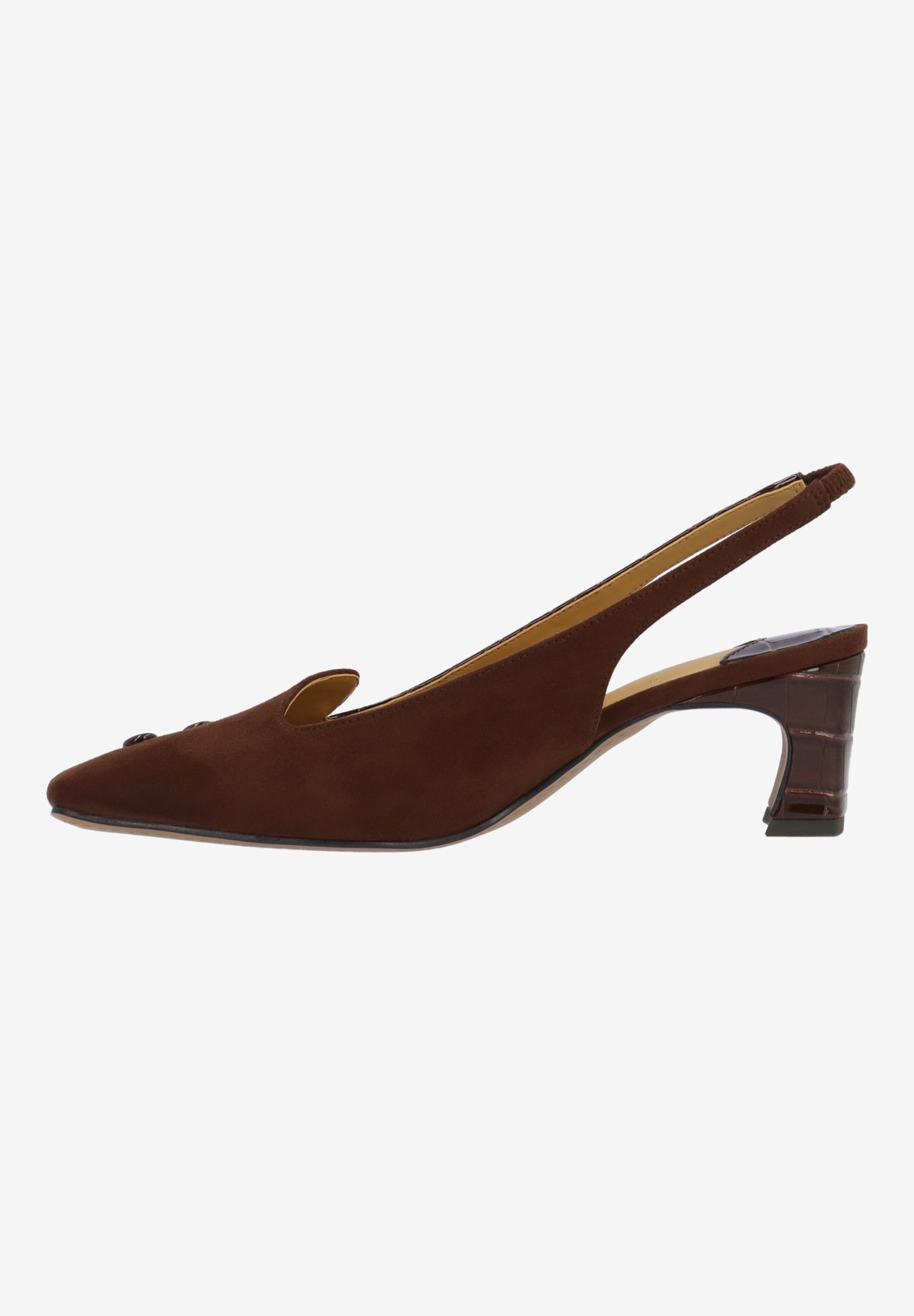 Palora Sling Back Pump, BROWN, alternate image number 4