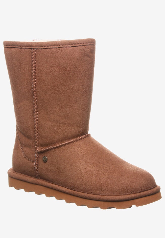 Elle Short Vegan Bootie , HICKORY, hi-res image number 0