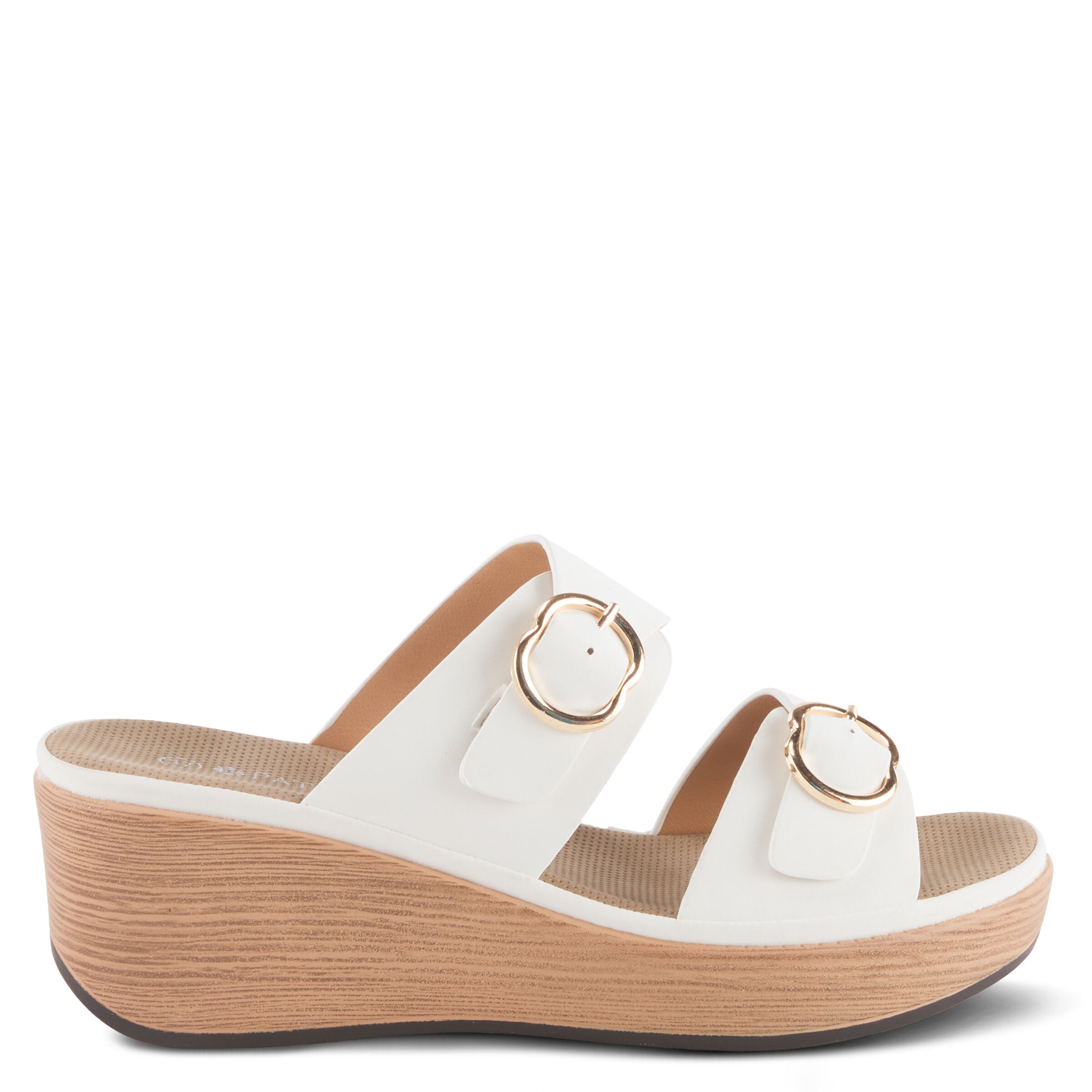 Shaniho Slide Sandal, WHITE, alternate image number 5