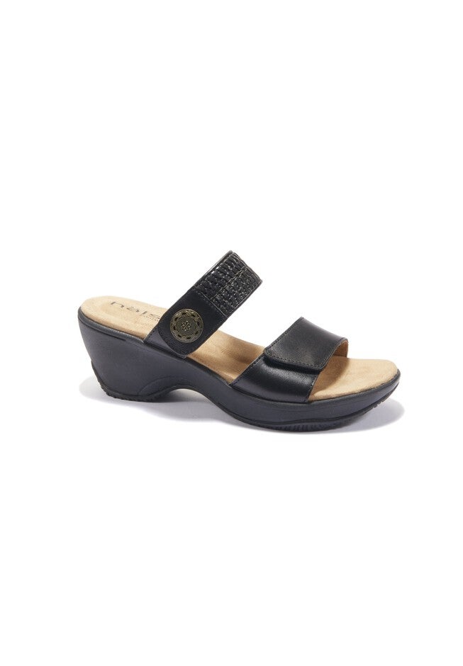 Delilah Wedge Sandal, BLACK, hi-res image number 0