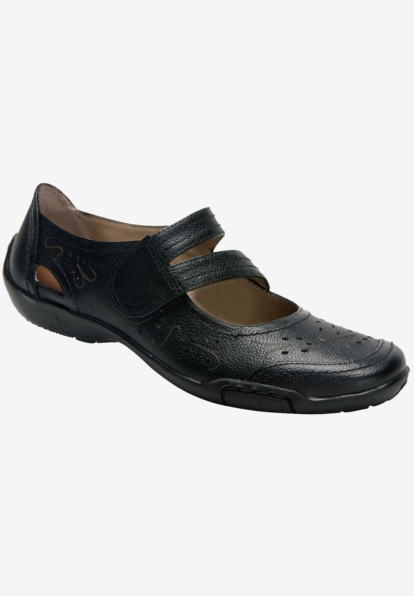 Chelsea Mary Jane Flat, BLACK, hi-res image number 0
