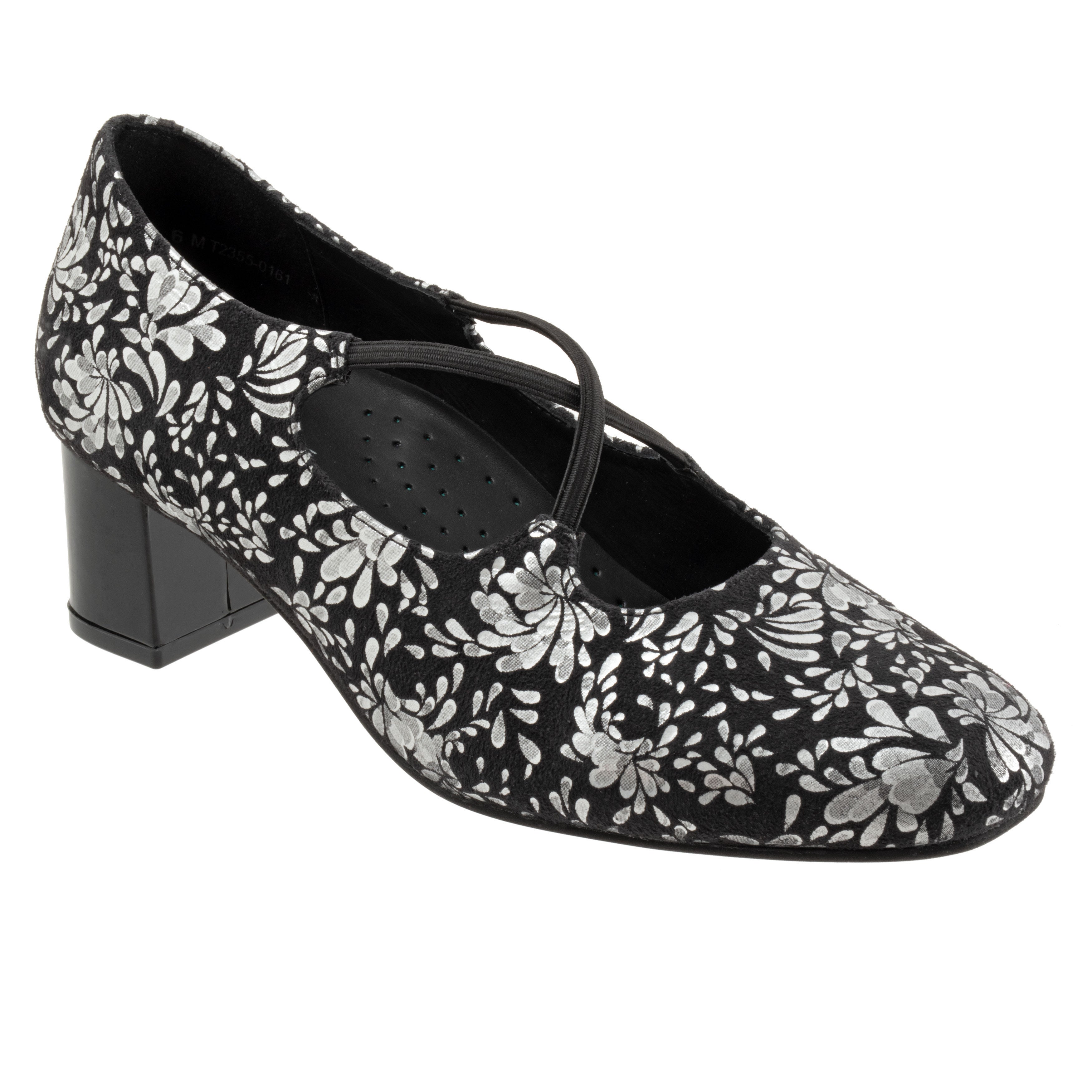 Demi Pump, BLACK FLORAL, hi-res image number 0