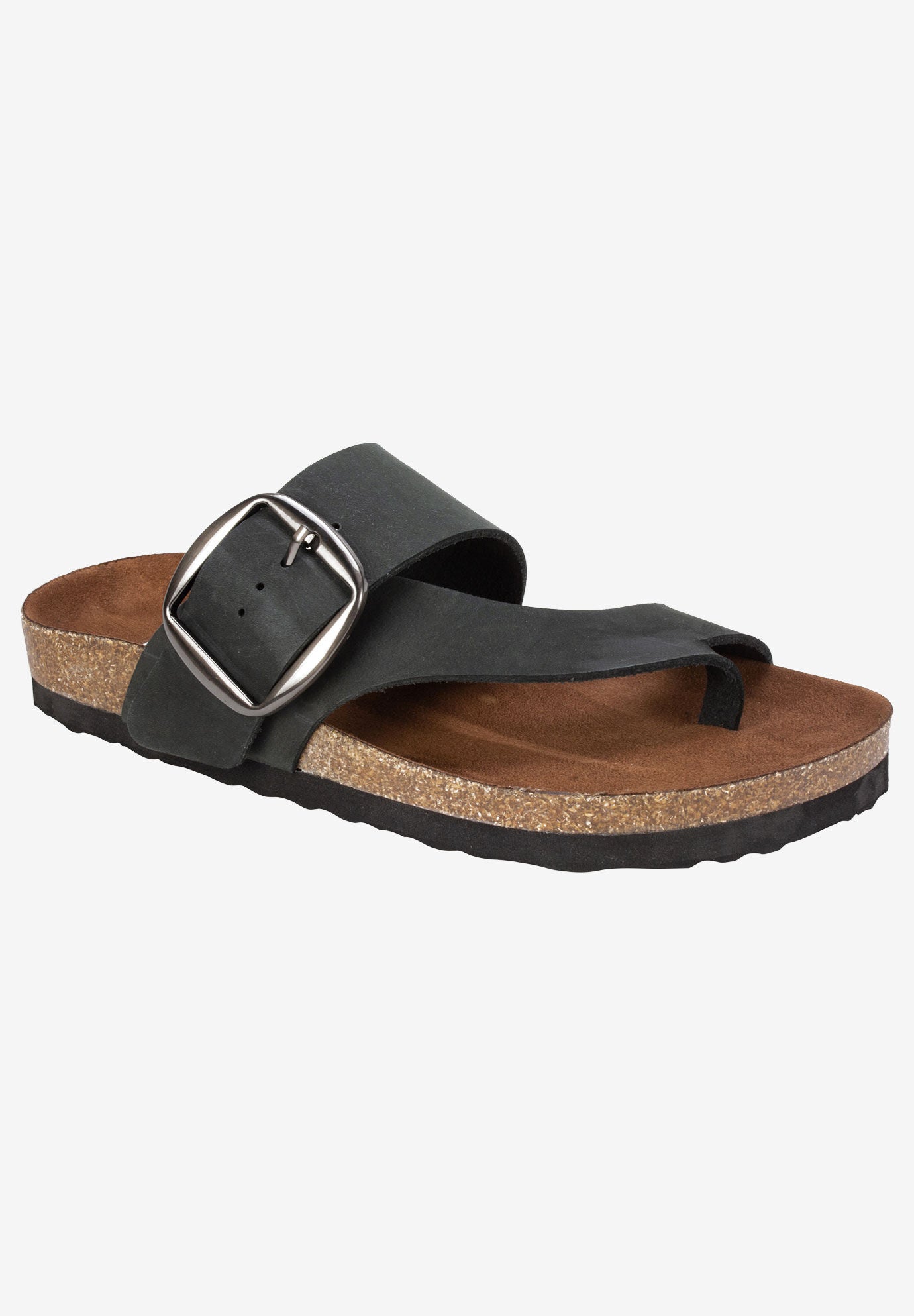 Harley Sandal , BLACK NUBUCK, hi-res image number 0