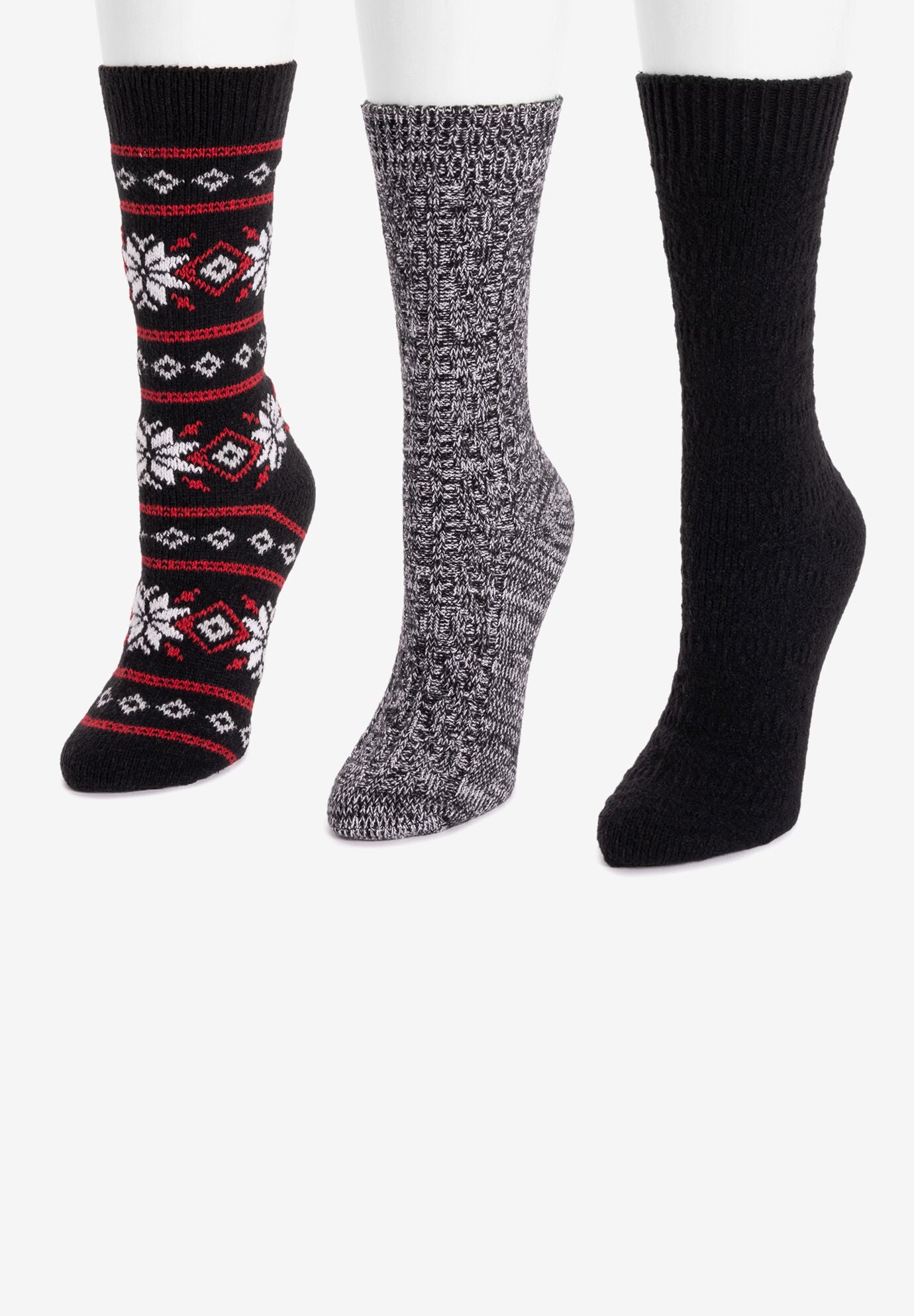 3 Pair Pack Boot Socks, , on-hover image number 1