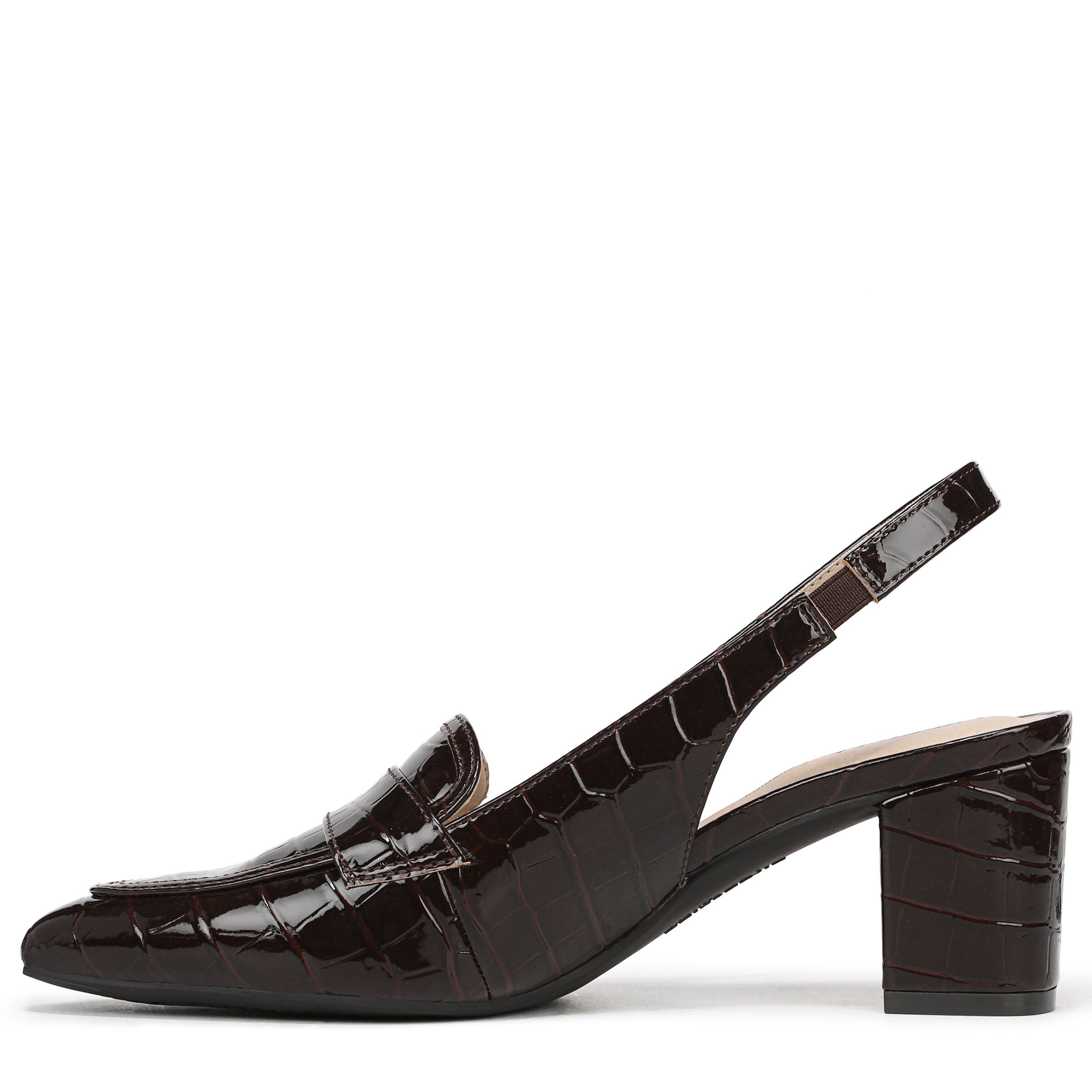 Angel Slingback Pump, DARK CHOCOLATE, alternate image number 5
