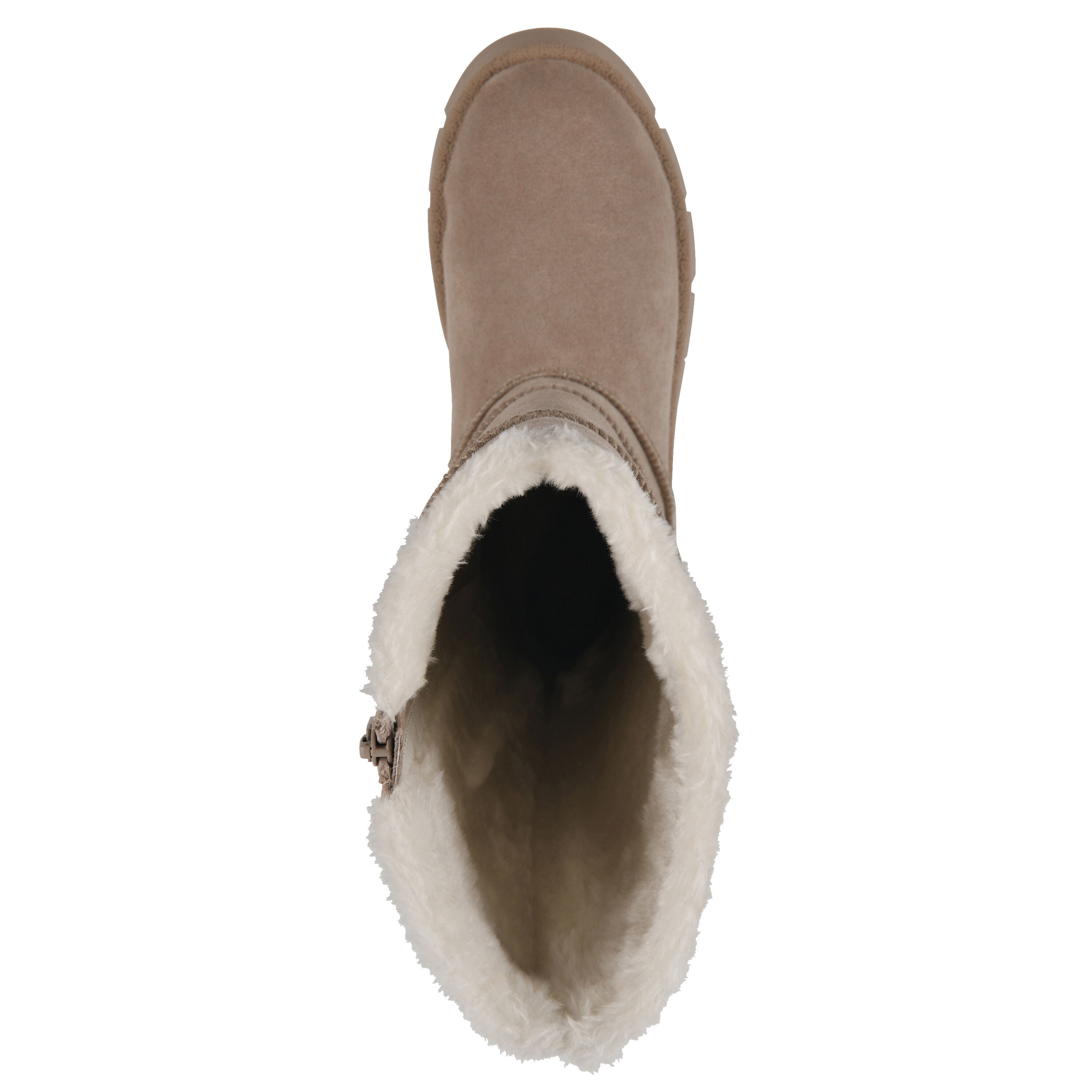 Tru Faux Fur Tall Shaft Boot, DARK BEIGE, alternate image number 4