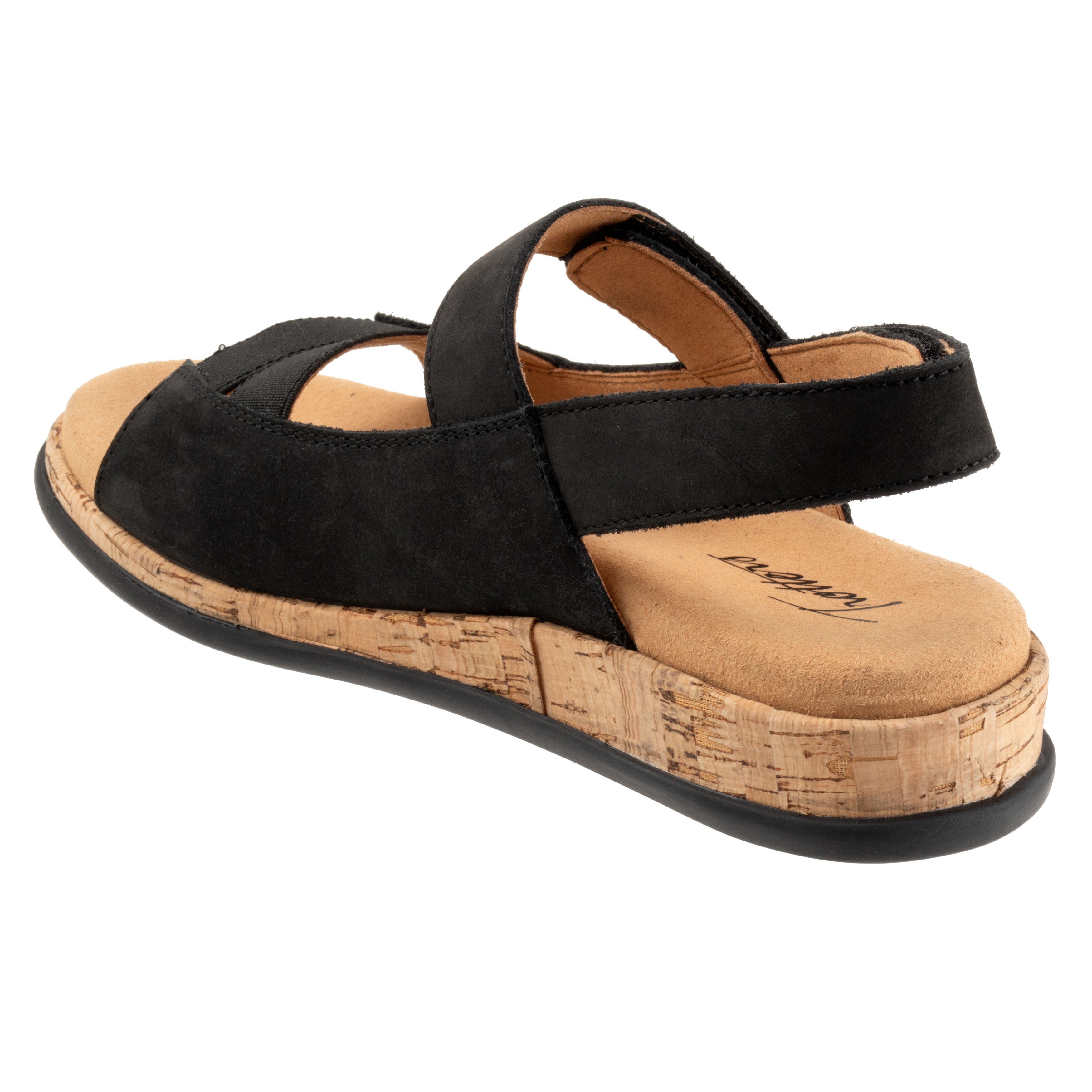 Gemini Sandal, BLACK NUBUCK, on-hover image number 1