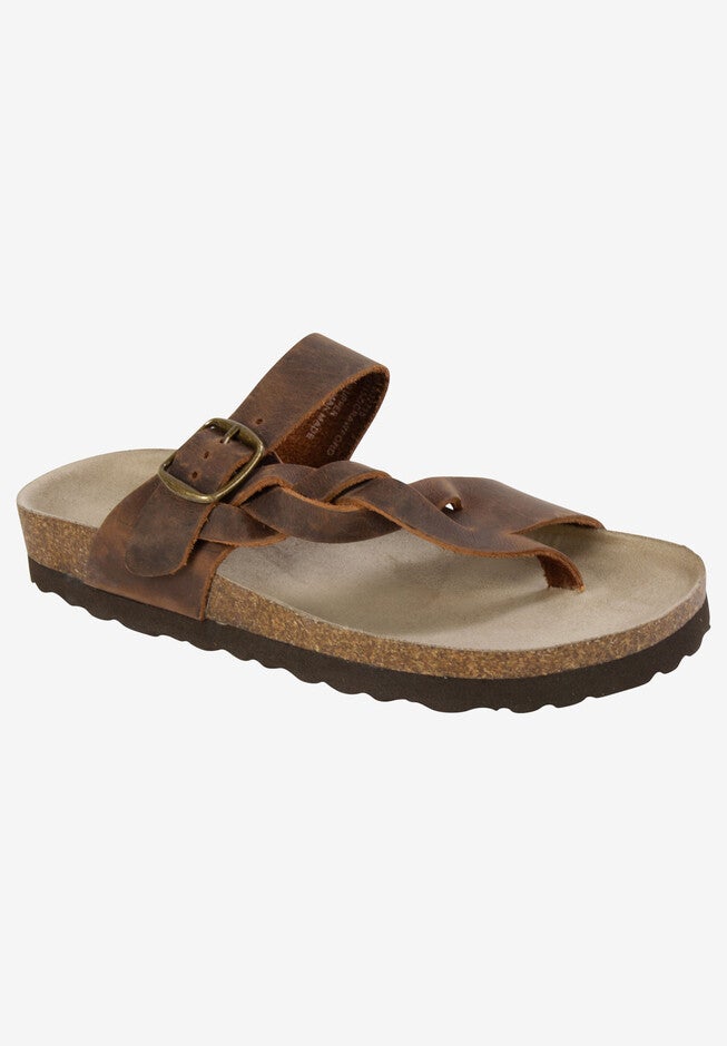 Crawford Sandal, BROWN LEATHER, hi-res image number 0