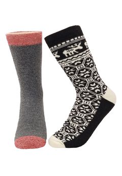 2 Pr Super Soft Polyester Thermal Insulated Socks