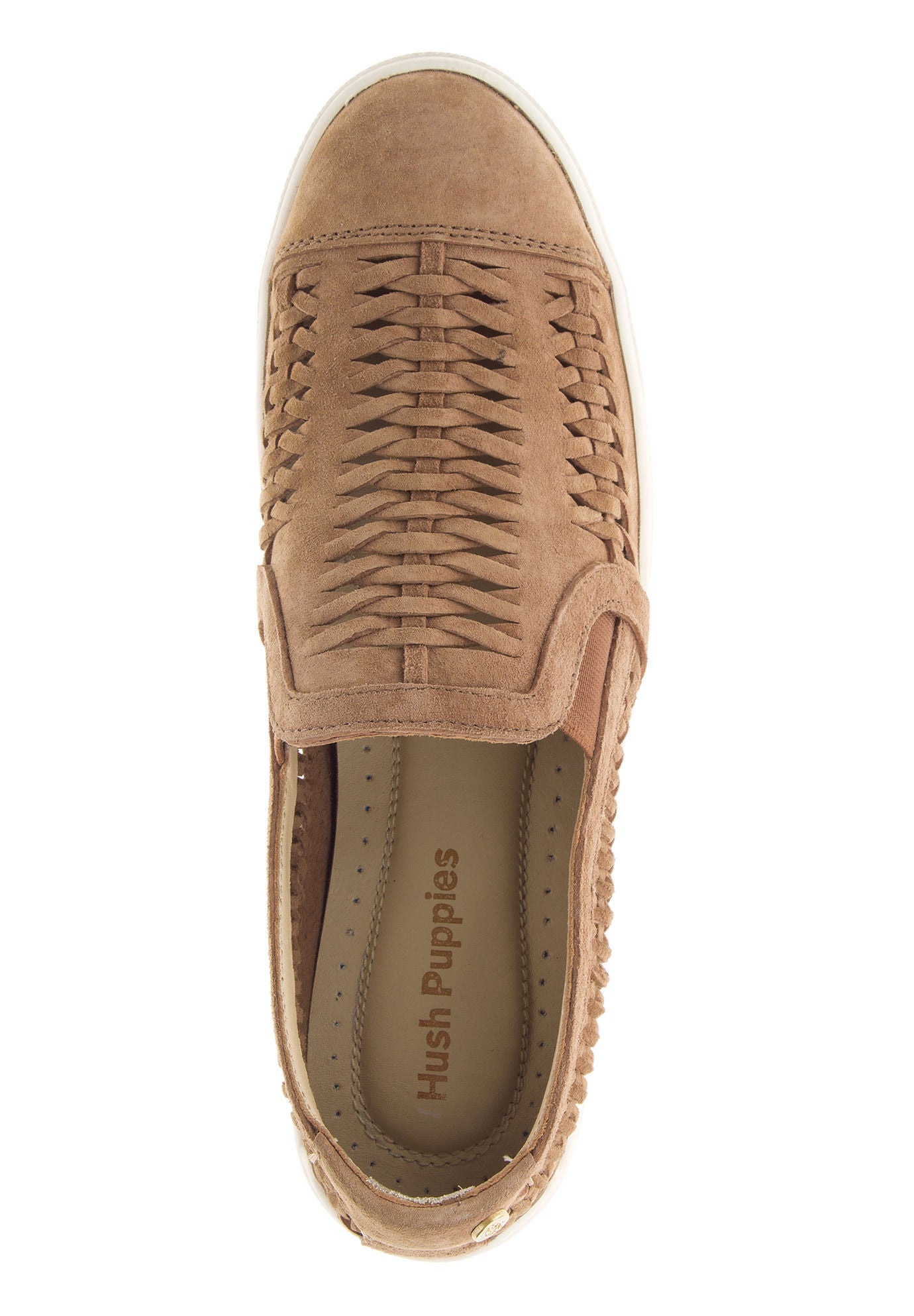 Gabbie Woven Slip On Sneakers by Hush Puppies Woman Within