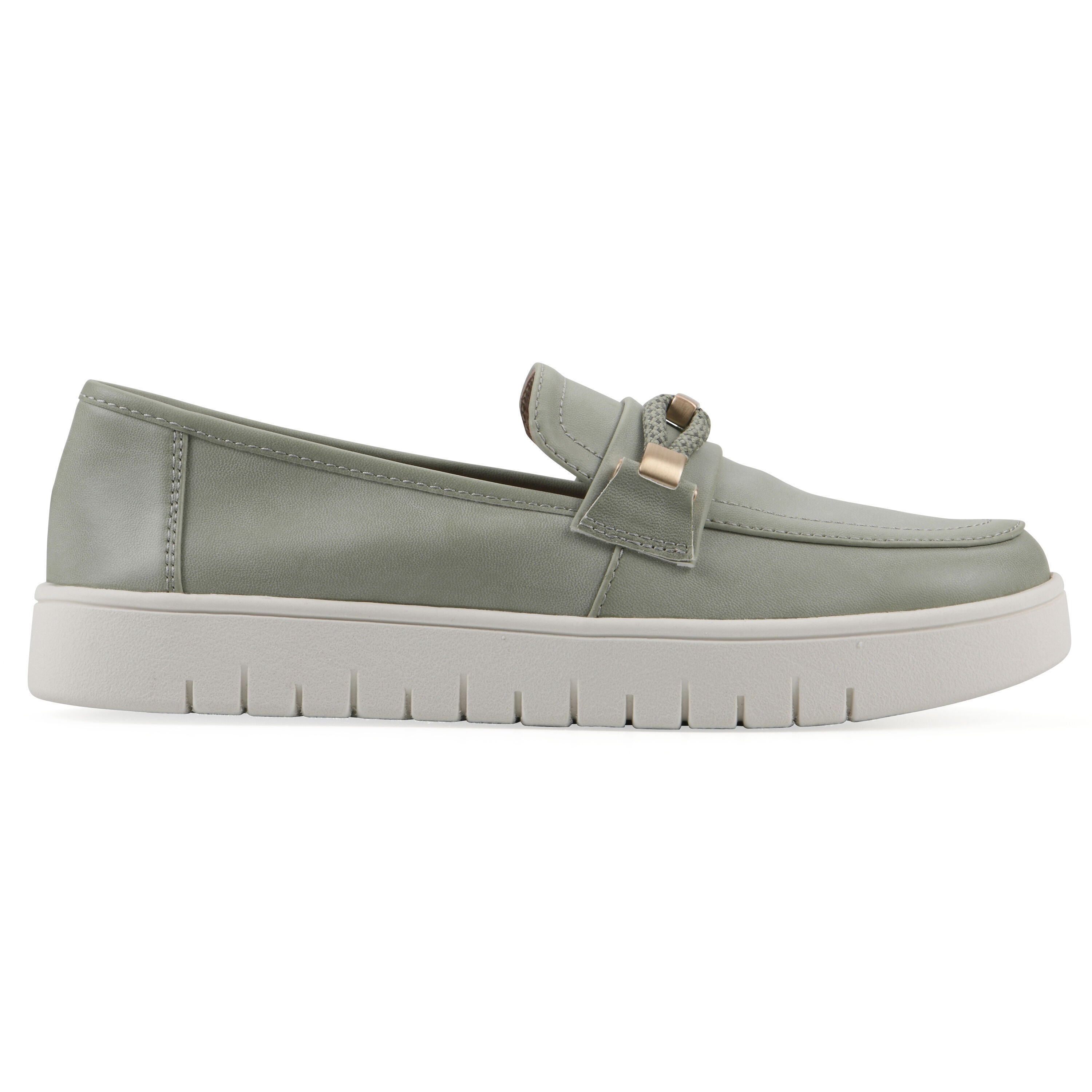 Naathan FOM Recovery Penny Loafer, SAGE GREEN SMOOTH, alternate image number 2