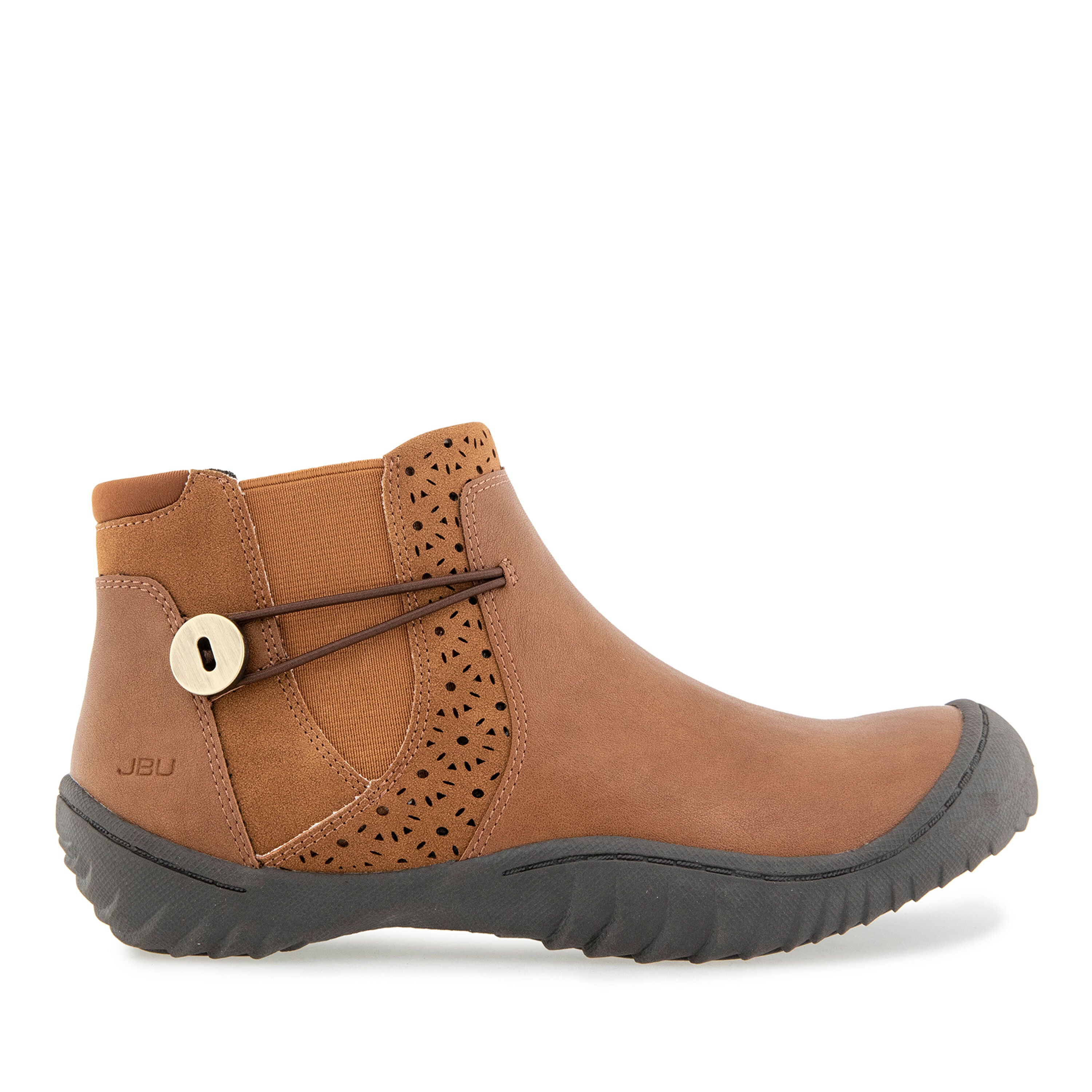Jemma Water Resistant Casual Boot, WHISKEY, alternate image number 2