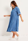 Ruffled Denim Talluhla Dress, , alternate image number null