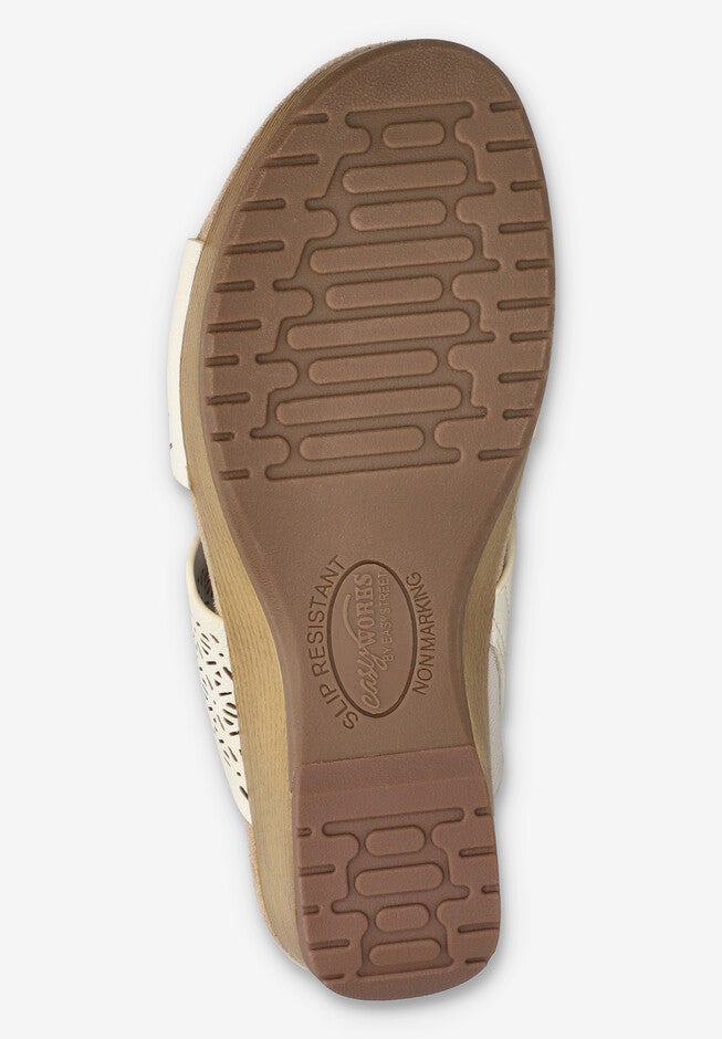 Rin Slip-Resistant Sandal, OFF WHITE, alternate image number 5